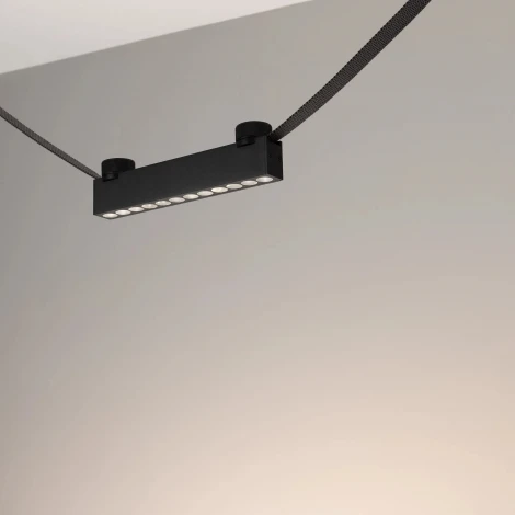 Трековый светильник светодиодный ART-INBELT-DOTS-L210-8W Day4000-MIX (BK, 33 deg, 48V, DALI) (Arlight, IP20 Металл) 051211