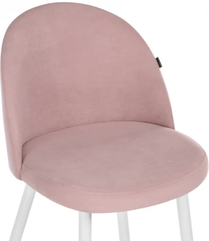 Барный стул Woodville Сондре пыльно-розовый / белый 464888