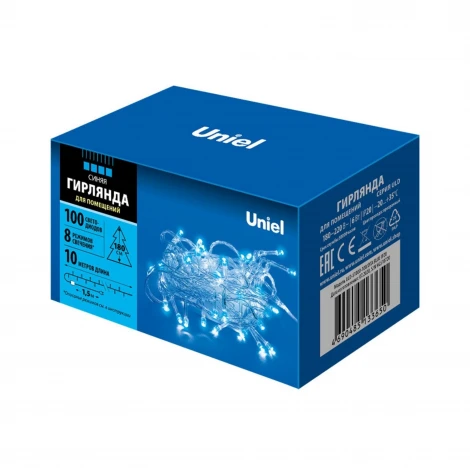 Гирлянда Uniel ULD-S1000-100/DTA BLUE IP20