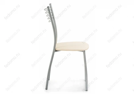 Стул Woodville на металлокаркасе Goki ваниль крап / светлый мусс 453991