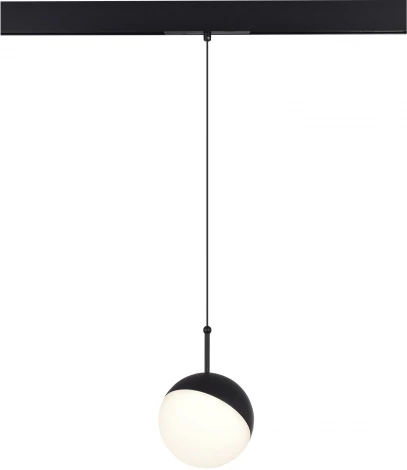 Магнитный трековый светильник ST Luce Skyline 48 ST681.446.07 Черный LED 1*7W 48V