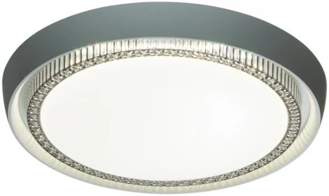 Настенно-потолочный светильник Sonex Rahig 7644/EL пластик/белый/серый LED 70Вт 3000-6000К D520 IP43 пульт ДУ (220V, круглые)