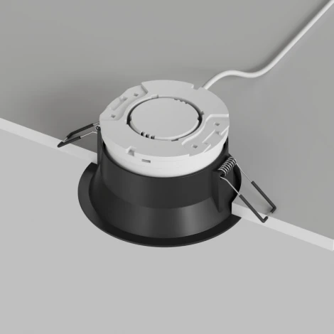 Точечный встраиваемый светильник Denkirs Iner DK2155-BK