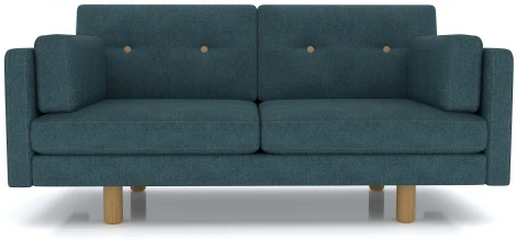 Диван Arsko Ингвар М голубой велюр