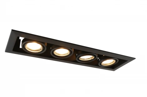 Встраиваемый точечный светильник Arte Lamp Cardani Piccolo A5941PL-4BK