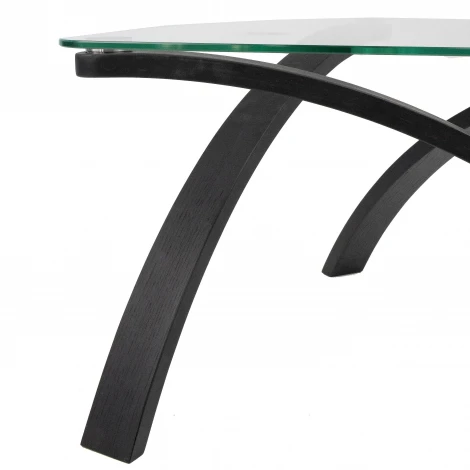 Стол журнальный Гурон 3 чёрный матовый Mebelik 009650