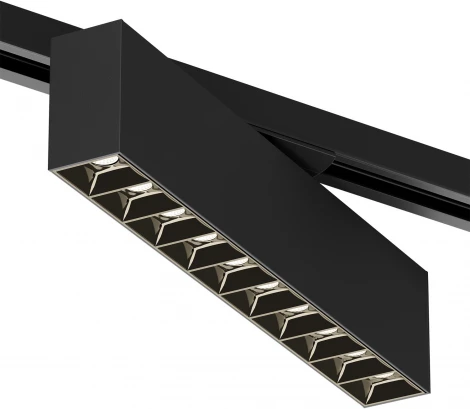 Трековый светильник однофазный 220V Denkirs Edder DK6434-BK (LED)