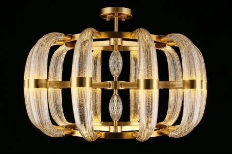 Потолочная люстра на штанге Aployt Solandzh APL.856.07.100 (LED, 220V, круглые)