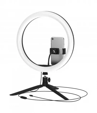 Офисная настольная лампа c питанием от USB Gauss Ring Light RL003 (LED, 220V, выключатель)