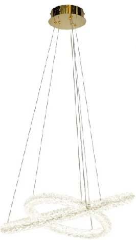 Подвесная люстра AM Group OVALE GD D600+400 (220V, на тросе)