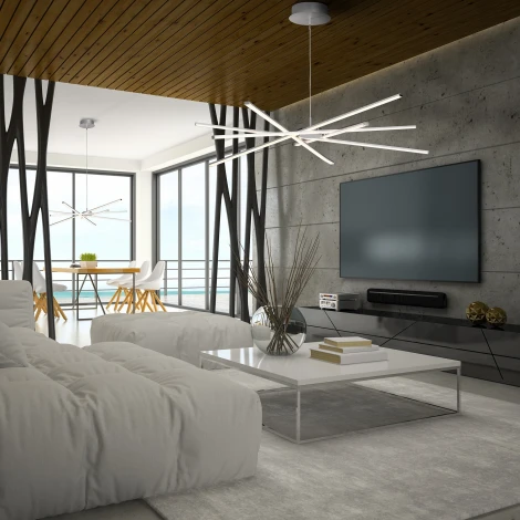 Подвесная люстра Mantra Star Led 5911 (220V, диммер, на проводе)