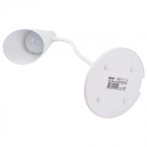 Интерьерная настольная лампа Uniel TLD-562 White/LED/360Lm/4500K/Dimmer (220V, диммер, сенсорный выключатель)