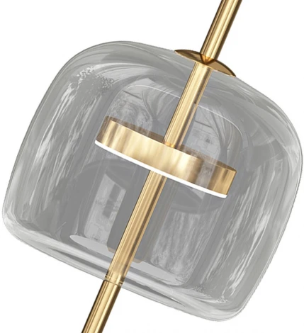 Настольная лампа Kink Light Розия 07715-T,20(16) бронза/серый Led 6W (220V, выключатель)