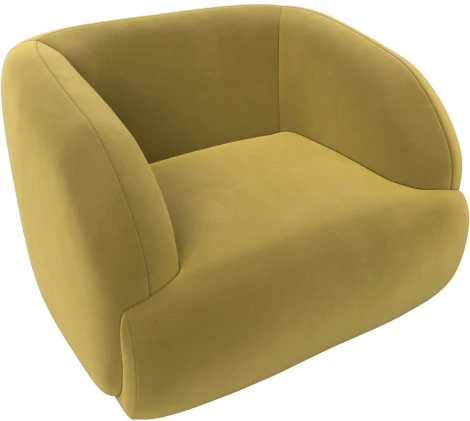 Кресло Лига-041 (Желтый/Микровельвет) Лига Диванов арт.121936