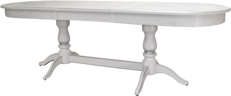 Стол обеденный Тарун 5 раздвижной белый/серебро 190/250*84 от фабрики Mebelik