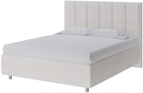 PROxSON Кровать Routa без основания (Ткань: Велюр Лофти Лён) 90x200