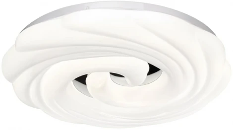 Настенно-потолочный Sonex Agap 7675/DL пластик/белый/серебристый LED 48Вт 3000-6000К D380 IP43 пульт ДУ (220V, круглые)