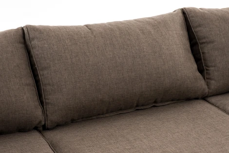 "Лунго" трансформирующаяся лаунж-зона из искусственного ротанга (гиацинт), цвет коричневый 4SIS арт.УТ-00005402