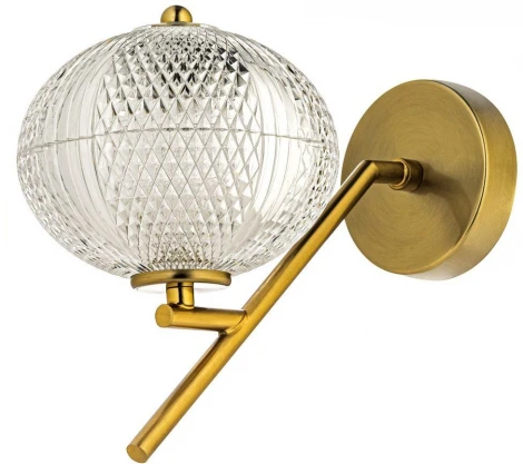 Бра Arti Lampadari Candels Gold L 2.W3 G (LED, 220V, шар)