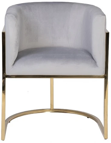 Кресло Garda Decor 30C-DX-2010-1 LBG (Золото/Серо-голубой)
