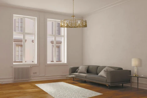 Подвесная люстра Maytoni Bowi H009PL-08G (220V, на цепи, круглые)