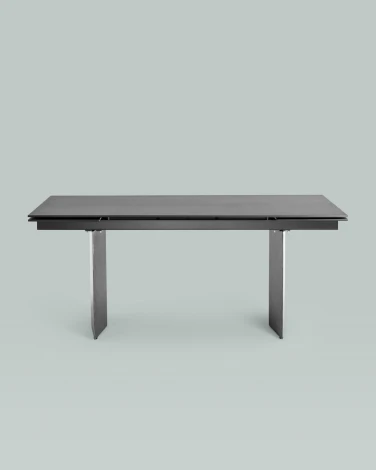 Стол обеденный Stool Group Селин раскладной 180-260*90 керамика темная УТ000034954