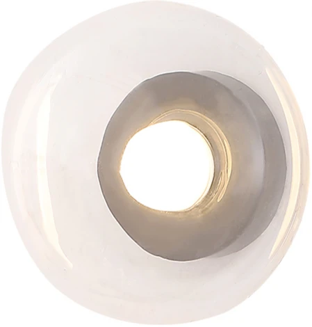 Настенный светильник Crystal Lux BOSQUE AP1 BLACK/TRANSPARENT (LED, 220V)