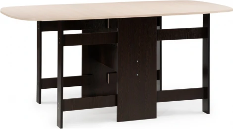 Стол деревянный Woodville Йентель бабочка венге / дуб молочный