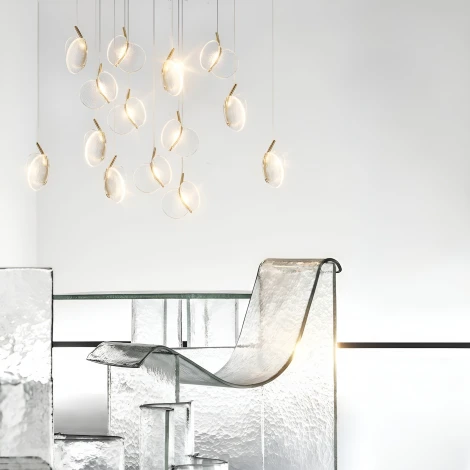 Подвесной светильник светодиодный Loft It Flap 10468P Clear