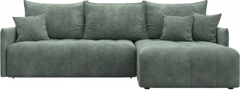 Диван угловой Лига-054 НПБ угол универсальный Лига Диванов (Велюр) арт.129052