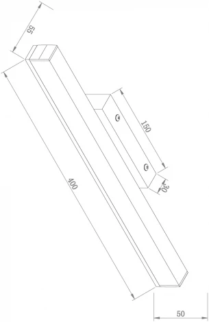 Подсветка для картин Maytoni Fichte MIR012WL-L9B4K (LED, 220V)
