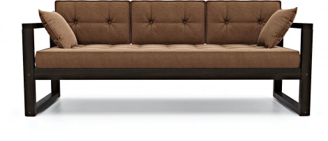 Диван Arsko Астер Б венге коричневая рогожка