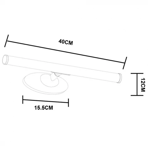 Подсветка для картин Arte Lamp Orizzone A2836AP-1CC