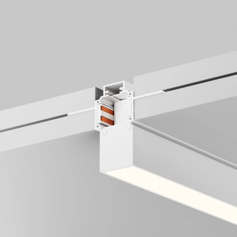 Шинопровод под гипсокартон встраиваемый магнитный белый 2м Maytoni Busbar trunkings Exility TRXM034-422W (48V)