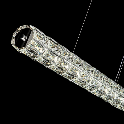 Подвесной светильник светодиодный хрустальный Modelux ML.340.1000 CR