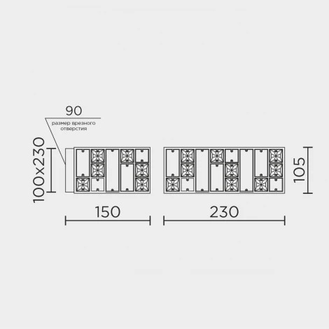 Бра светодиодное хрустальное с регулировкой цветовой температуры Modelux ML.6988.230P GD