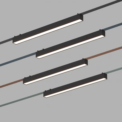 Трековый светильник 48V Denkirs Belty Linear DK5576-BK (LED)