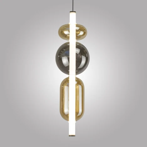 Подвесной светильник светодиодный AM Group AM493 AY (220V, на проводе, бусы)