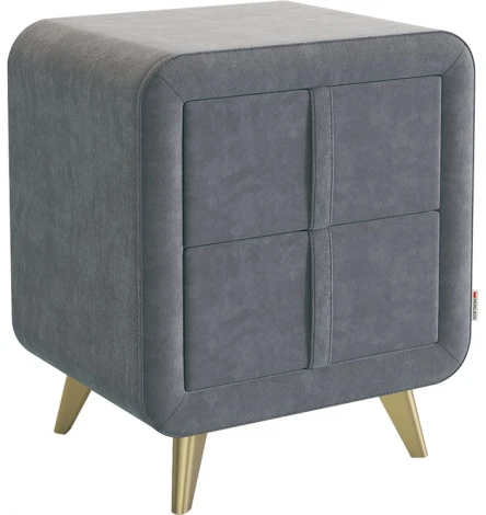 Тумба прикроватная Софи 2 Mebelson (Ткань,Пластик/Графит) арт.TM-001.2.2171