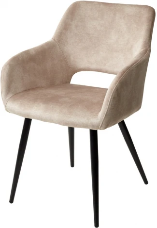 Стул M-City ALLY VBP-210 античный бежевый/ черный каркас