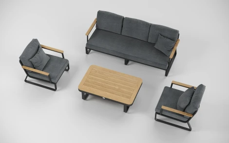 Комплект садовой мебели Gardenini Voglie LPVGLS.010800.С3