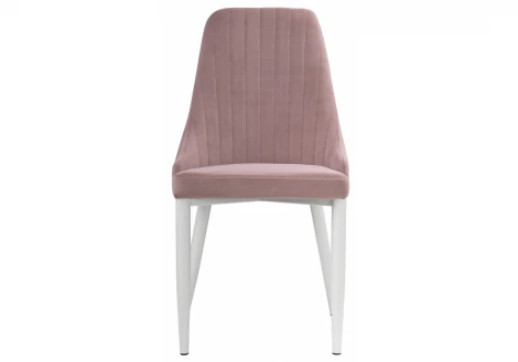 Стул Woodville на металлокаркасе Kora white / light purple 15233