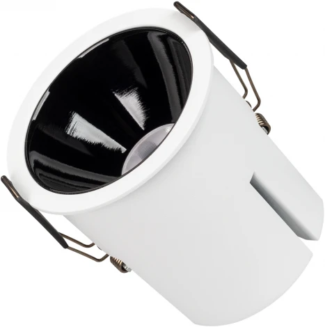 Светильник встраиваемый LED MS-ATLAS-BUILT-R90-25W Warm3000 (WH-BK, 30 deg, 230V) (Arlight, IP20 Металл) 035457