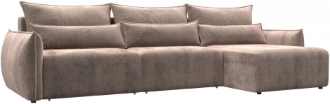 Диван угловой Лига-051 НПБ Лонг угол универсальный Лига Диванов (Велюр) арт.128665