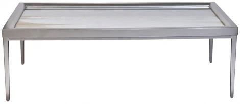 Журнальный стол Garda Decor ART-4514CF-STOL/ZH (Хром/Хром)