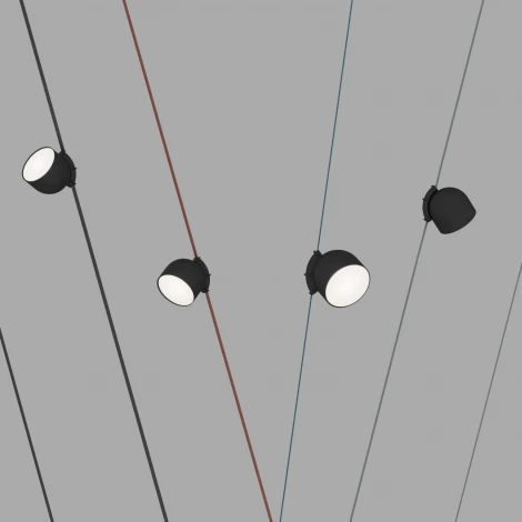 Трековый светильник 48V Denkirs Belty Spot DK5543-BK (LED)