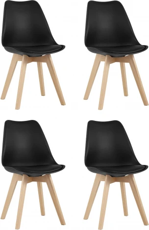 Стул FRANKFURT черный 4 шт. Stool Group арт.УТ000036610