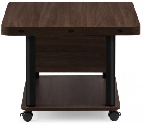 Стол-трансформер Виват темный венге / черный 402950 Woodville