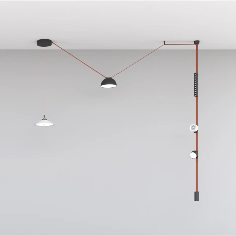Трековый светильник 48V Denkirs Belty Flow DK5564-WH+BK (LED)