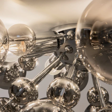 Потолочная люстра Maytoni Bolla MOD133CL-04CH (220V, шарики, молекулы)